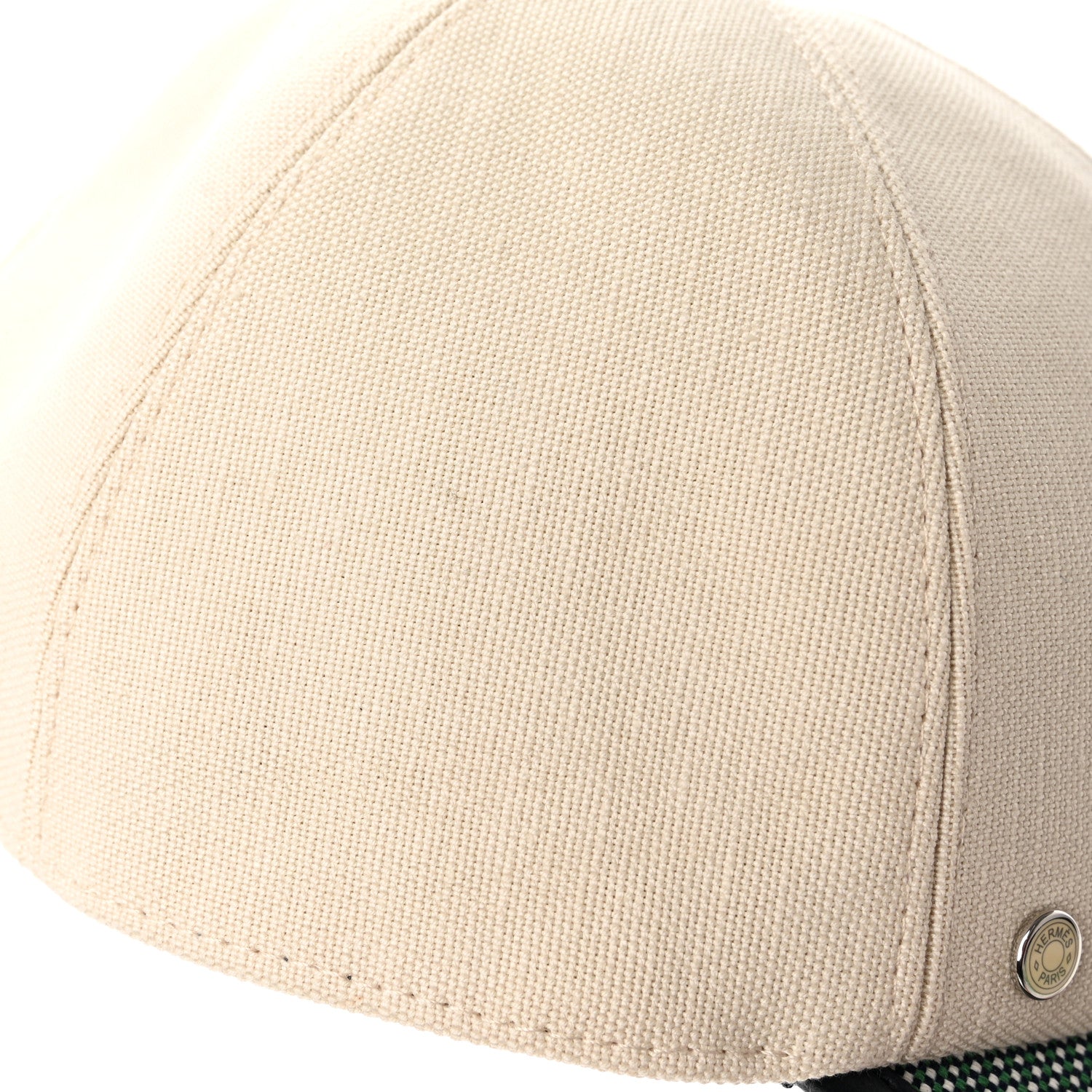 Hermes Cotton Tess Pop Cap 58 Ecru Marine 10 of 10