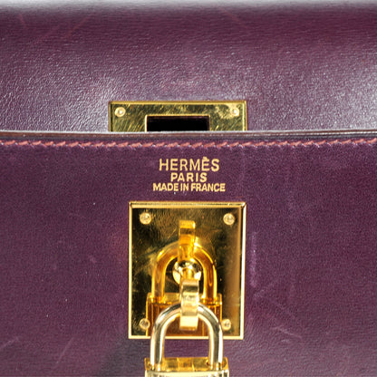 Hermes Box Kelly Sellier 32 Quetsche 7 of 9