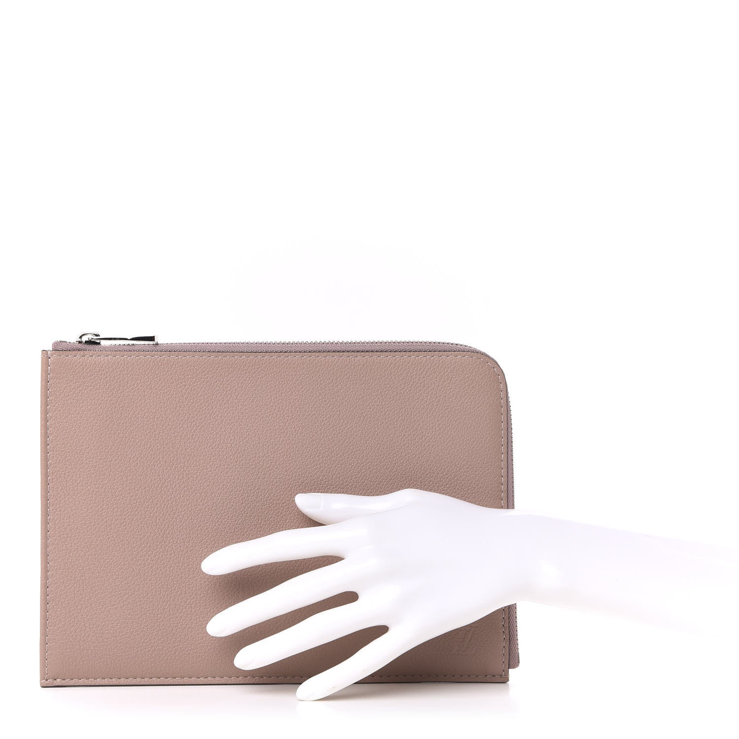 Louis Vuitton Calfskin Pochette Jour PM Taupe 2 of 9