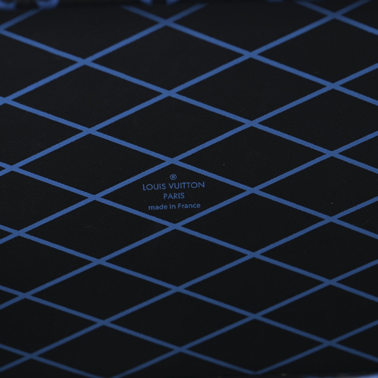 Monogram Petite Malle Blue Black