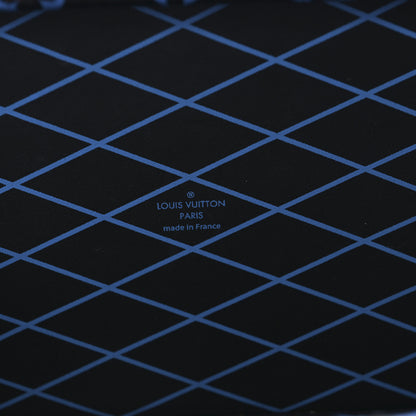 Louis Vuitton Monogram Petite Malle Blue Black 6 of 8