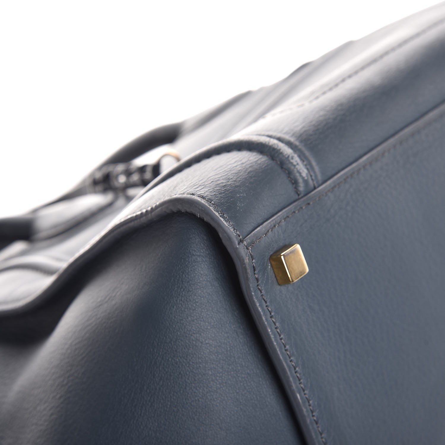 Celine Supple Calfskin Medium Phantom Luggage Slate Blue 13 of 26