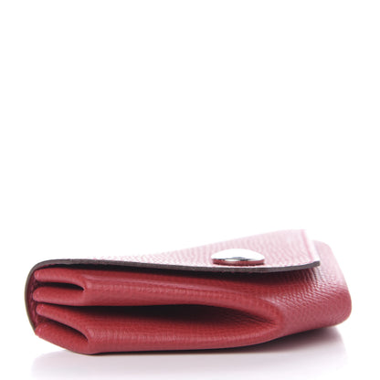 Hermes Epsom 24 Change Purse Rouge Casaque 4 of 7