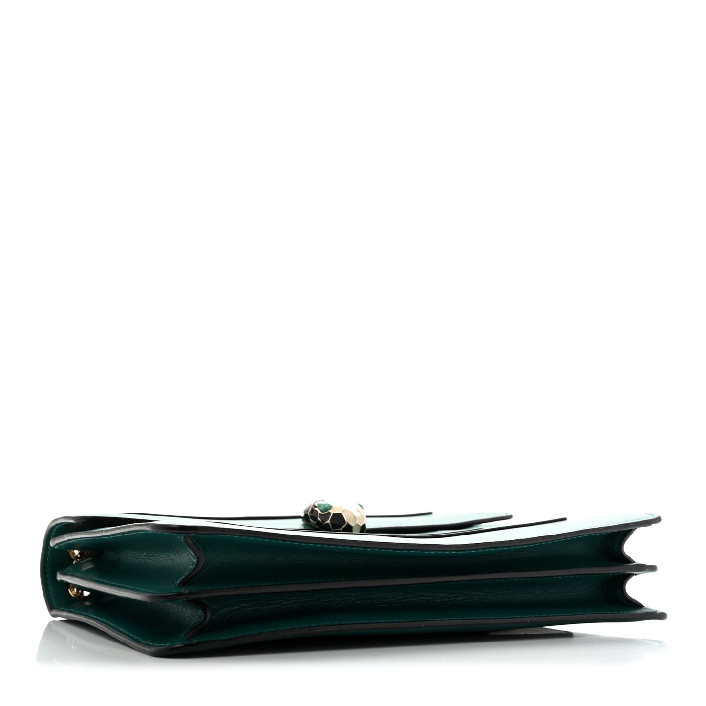 Calfskin Serpenti Forever Shoulder Bag Emerald Green