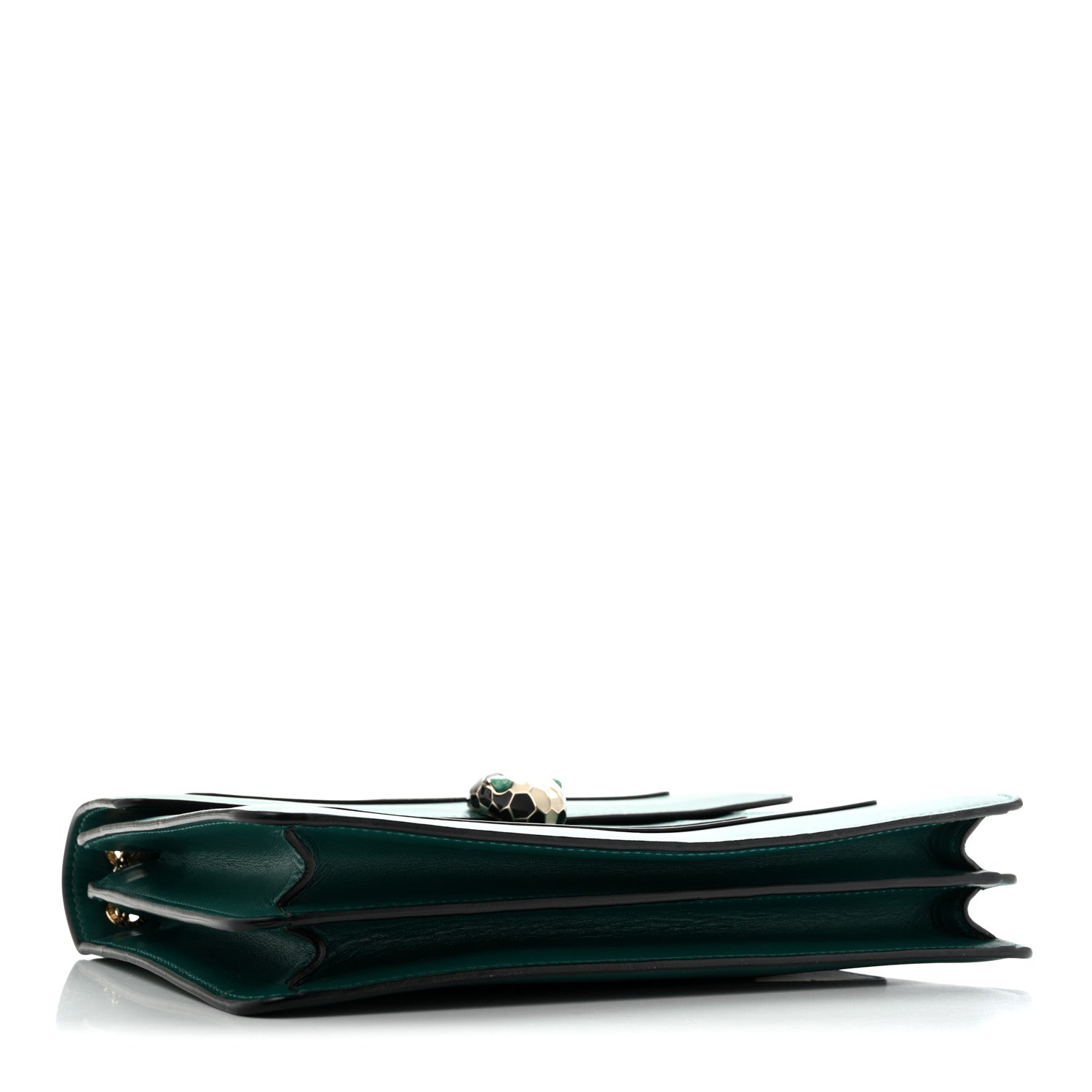 Bulgari Calfskin Serpenti Forever Shoulder Bag Emerald Green 5 of 12