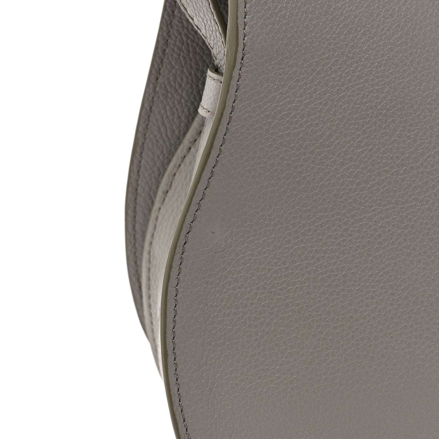 Calfskin Medium Marcie Round Crossbody Bag Cashmere Grey