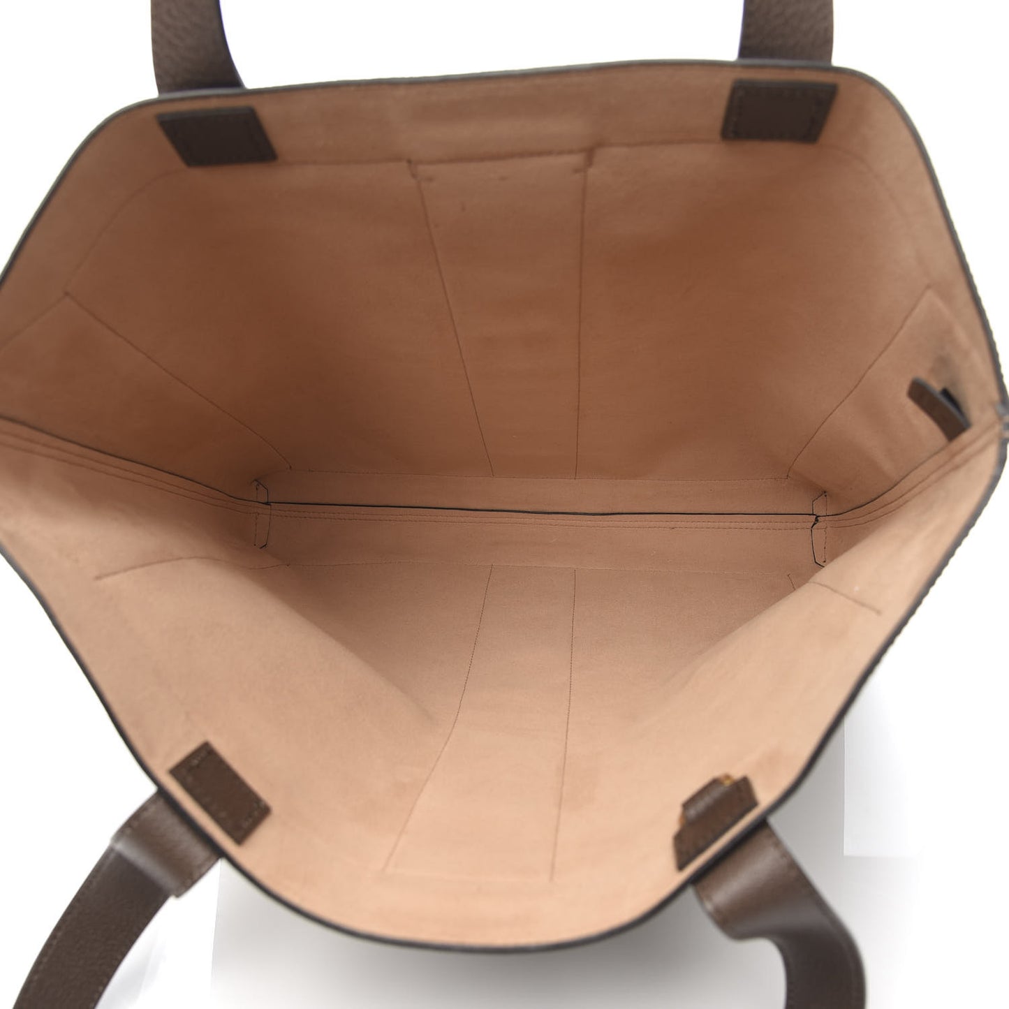 GG Supreme Monogram Web Large Ophidia Vertical Shopping Tote Brown