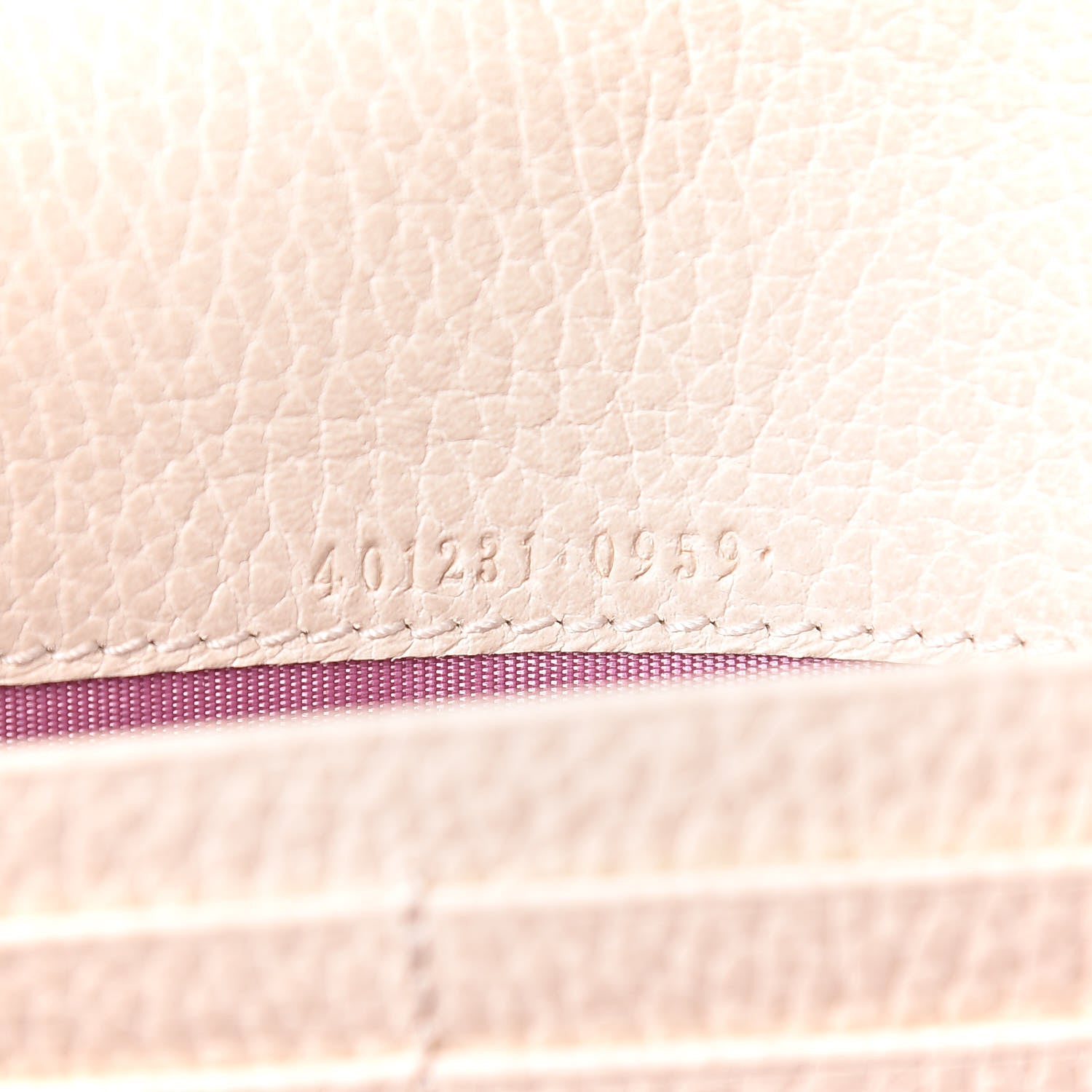 Gucci Dollar Calfskin Mini Dionysus Chain Wallet Mystic White 9 of 11