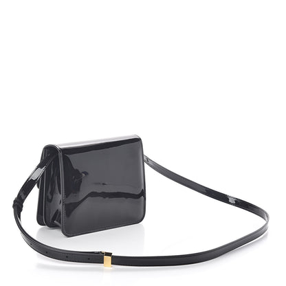 Fendi Vitello Vernice Mou Karligraphy Crossbody Bag Black 3 of 9