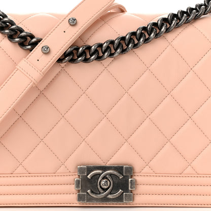 Chanel Calfskin New Medium Boy Flap Pink 8 of 10