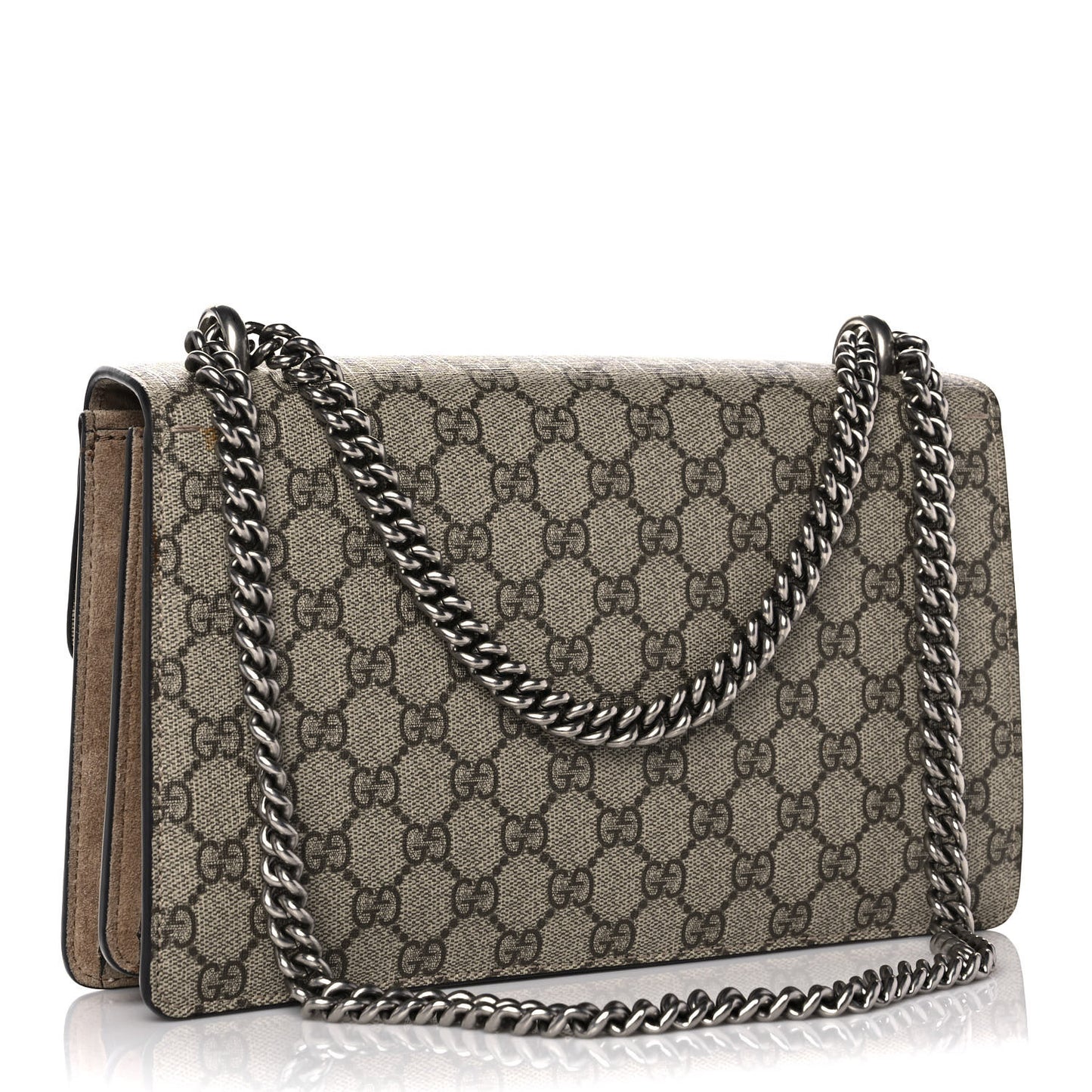 GG Supreme Monogram Small Dionysus Shoulder Bag Taupe