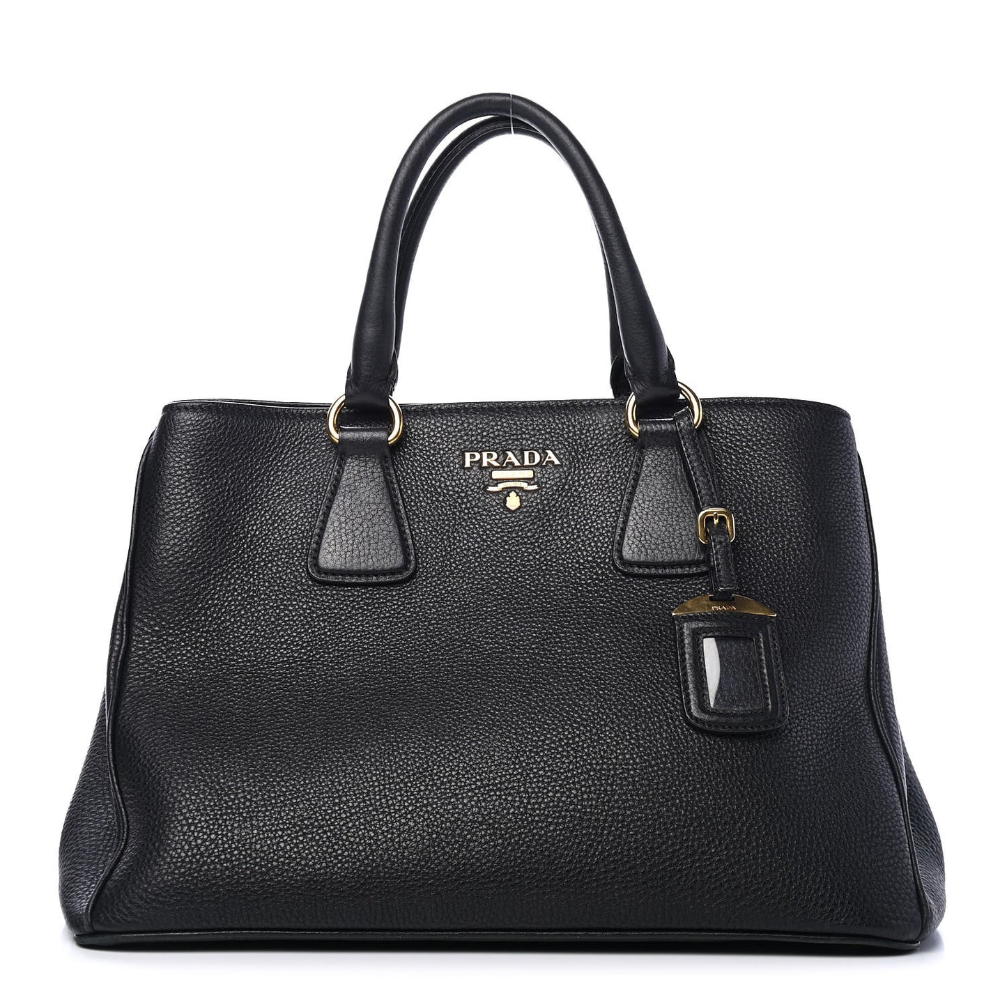 Vitello Daino Tote Black