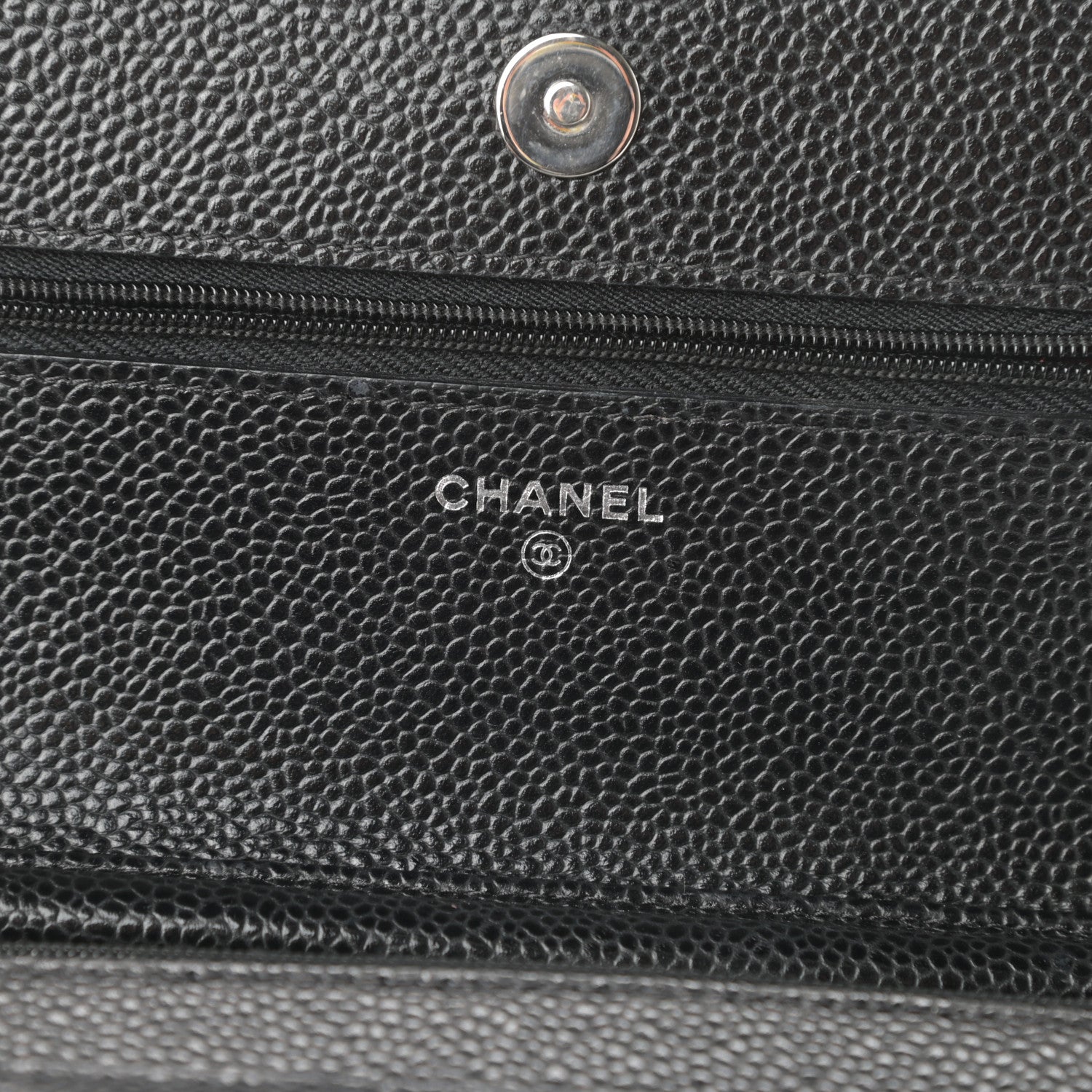Chanel Caviar Quilted Wallet On Chain WOC Black 6 of 12