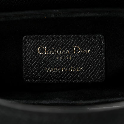 Christian Dior Grained Calfskin Mini Saddle Bag Black 6 of 11