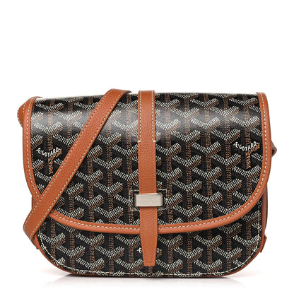 Goyard Goyardine Belvedere II PM Messenger Bag Black Gold 1 of 9