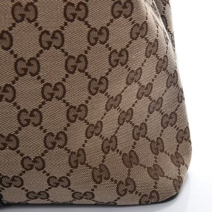 Gucci GG Monogram Large Joy Tote Bag Dark Brown 9 of 10