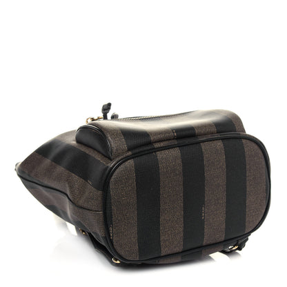 Fendi Coated Canvas Pequin Drawstring Backpack Tobacco 4 of 15