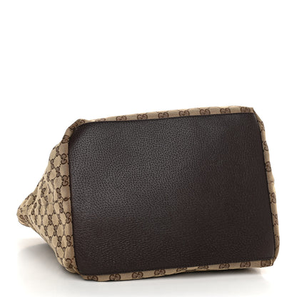 Gucci GG Monogram Large Web Handle Bucket Tote 3 of 12