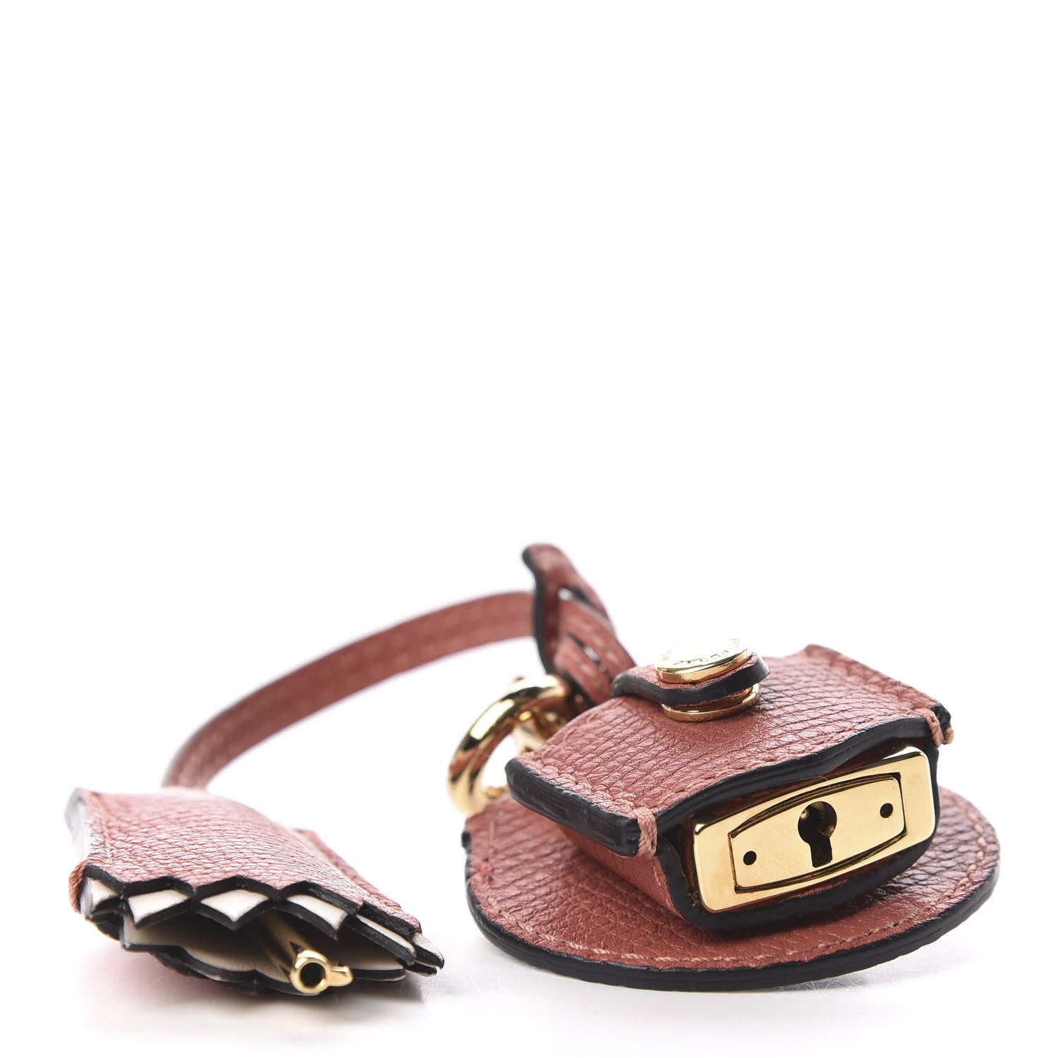 Burberry Calfskin Lock Bag Charm 4 of 5