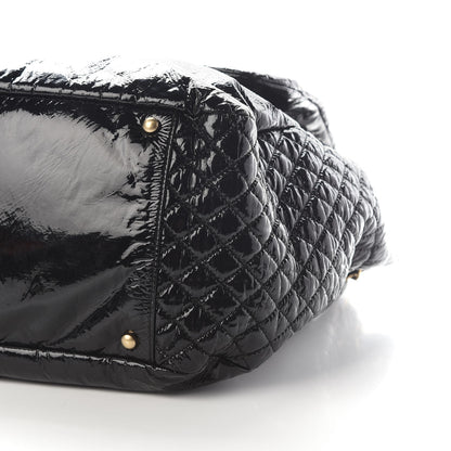 Chanel Vinyl XXL Rock and Chain Flap Black 9 of 9