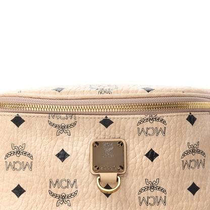 MCM Visetos Stark Belt Bag Beige 10 of 10