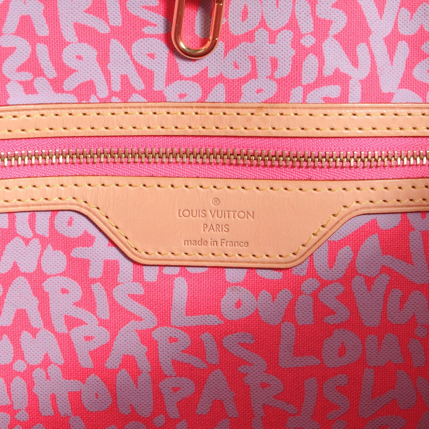 Monogram Graffiti Neverfull GM Fuchsia