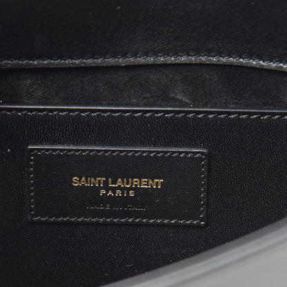Saint Laurent Calfskin Small Classic Monogram Kate Tassel Satchel Black 6 of 12