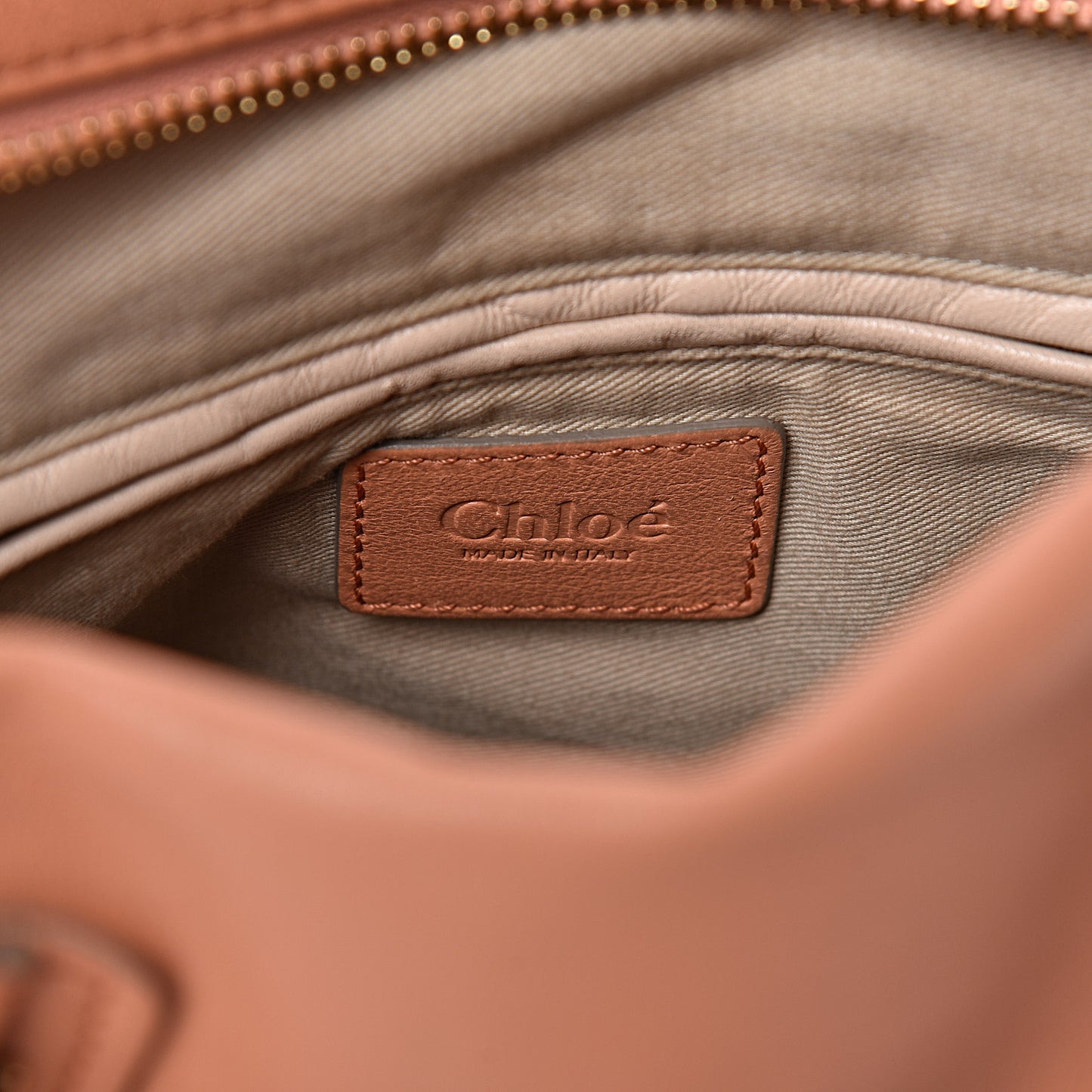 Calfskin Medium Military Paraty Peach Pink