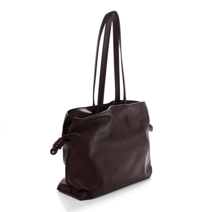 Loewe Calfskin Large Flamenco Knot Bag Dark Burgundy 3 of 10
