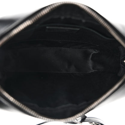 Saint Laurent Calfskin Matelasse Monogram Lou Camera Bag Black 5 of 9