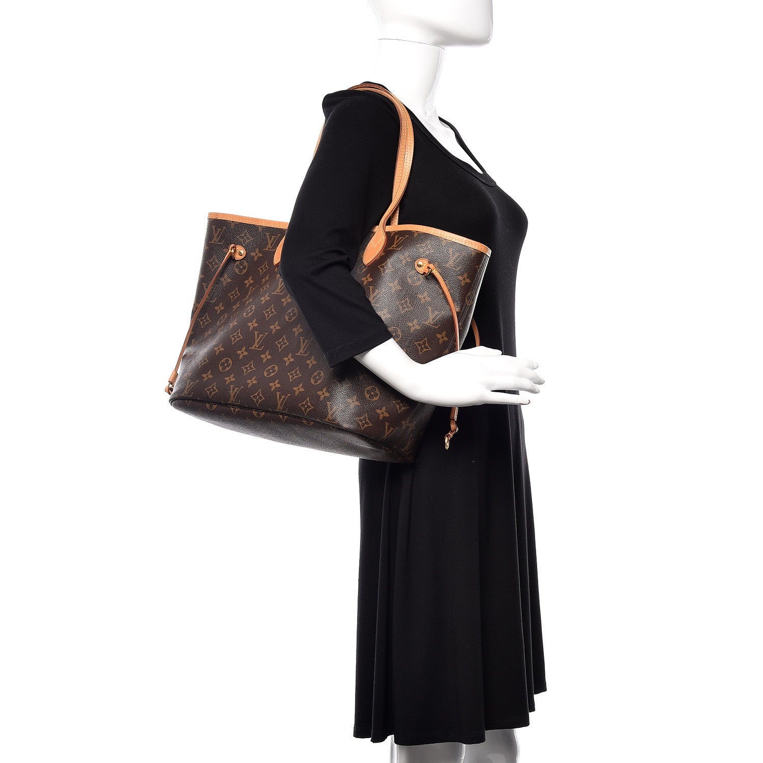 Louis Vuitton Monogram Neo Neverfull MM Cherry 2 of 9