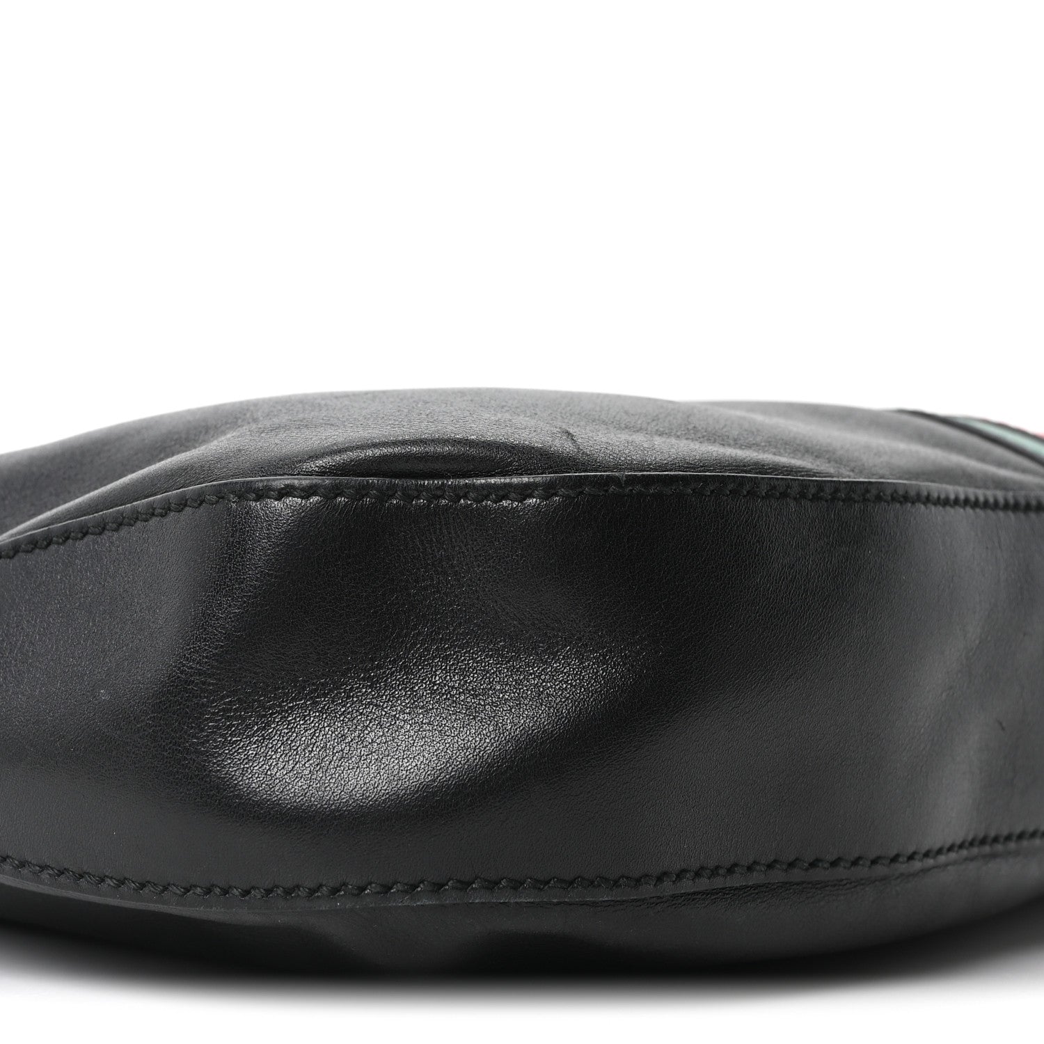 Gucci Calfskin Web Stripe Medium Dionysus Hobo Black 9 of 10
