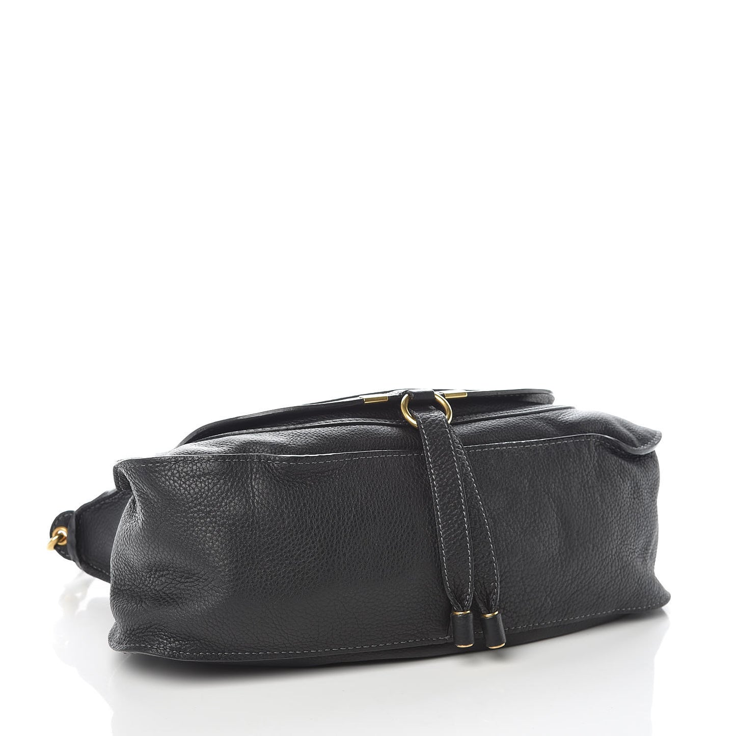 Calfskin Medium Marcie Satchel Black
