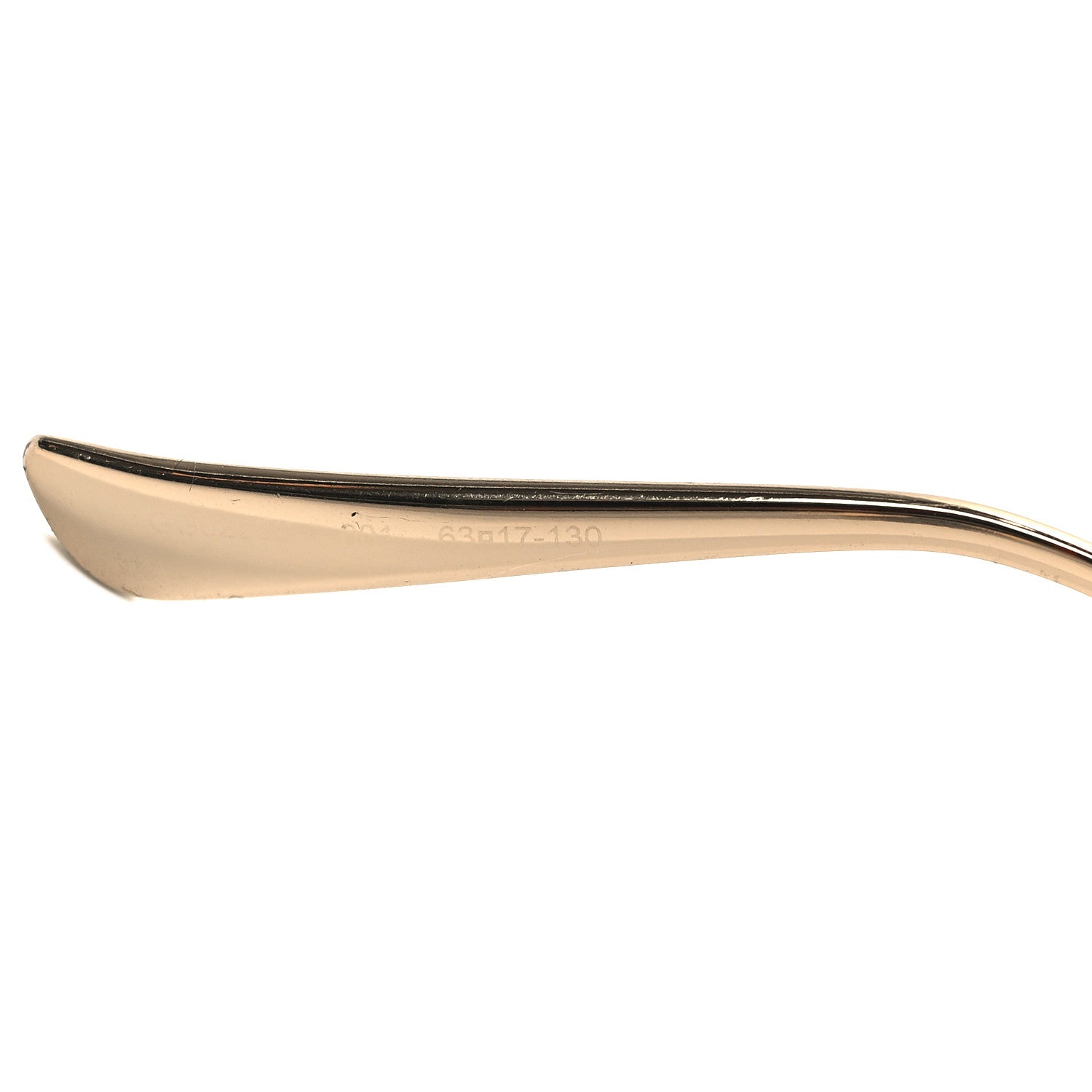Gucci Metal Oversized Round Frame GG0225S Sunglasses Gold 5 of 9