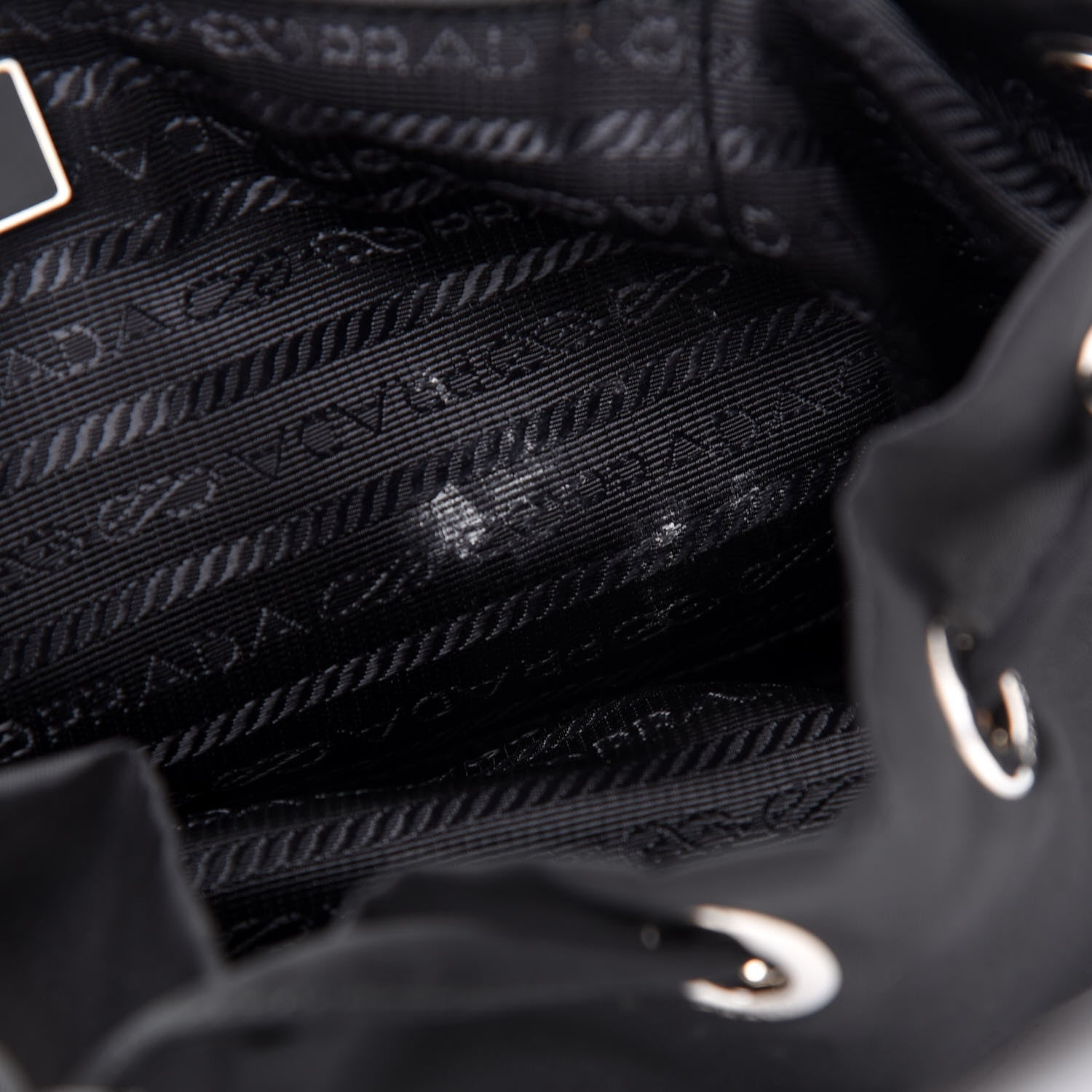 Prada Nylon Vela Small Backpack Black 8 of 8