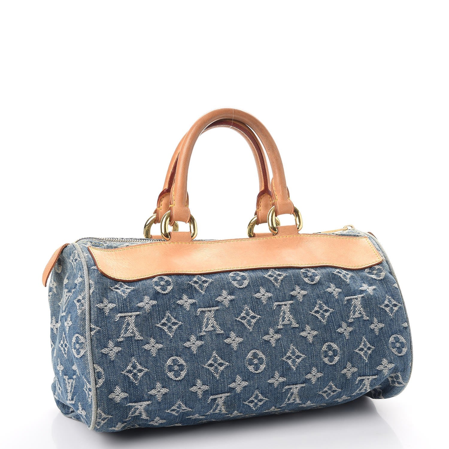 Louis Vuitton Monogram Denim Neo Speedy Blue 3 of 17