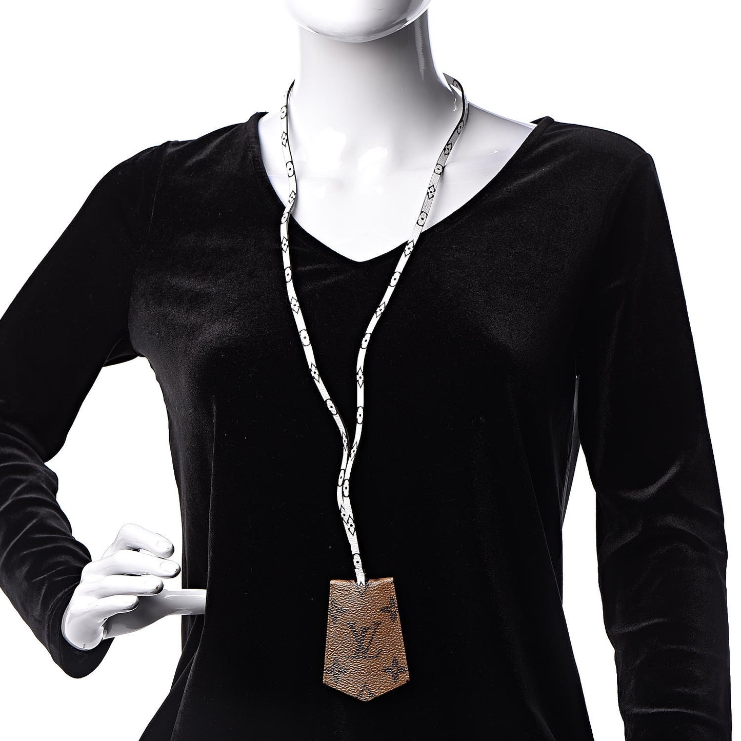 Reverse Monogram Giant Oversize Clochette Key Bell Holder