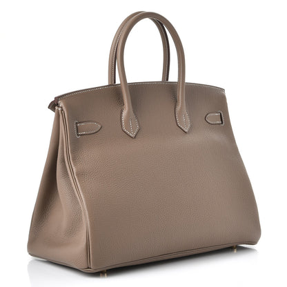 Hermes Togo Birkin 35 Etoupe 3 of 38