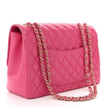 Chanel Lambskin Quilted Medium Mademoiselle Chic Flap Fuchsia 3 of 14