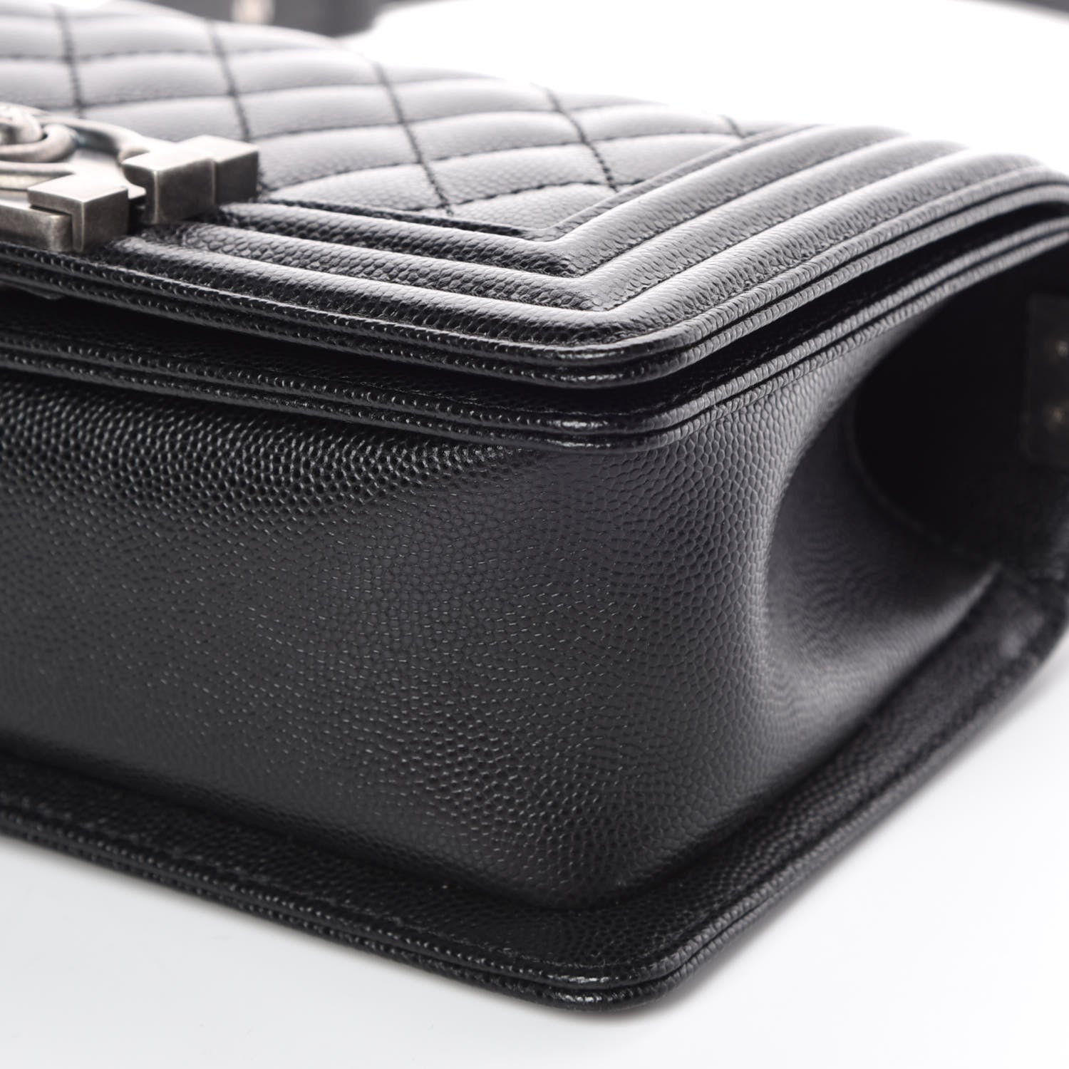 Chanel Caviar Quilted Small Boy Flap Black 9 of 10