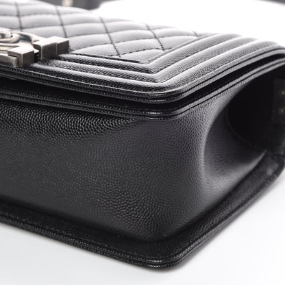 Chanel Caviar Quilted Small Boy Flap Black 9 of 10