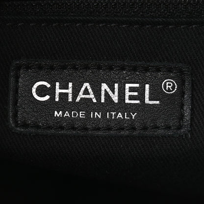 Chanel Glazed Calfskin Quilted Large CC Delivery Tote Grey 6 of 9