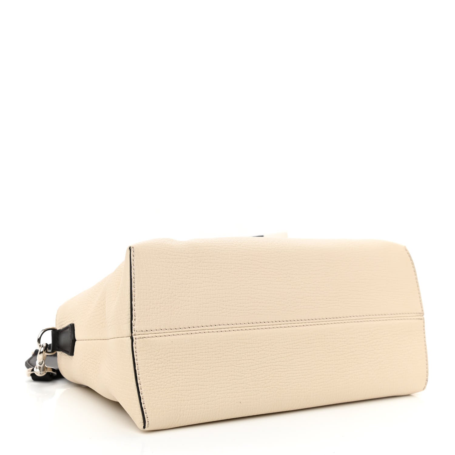 Fendi Vitello Sierra Morfeus Dolce Striped Strap Medium By The Way Boston Bag Camelia Ebano Multicolor 4 of 8