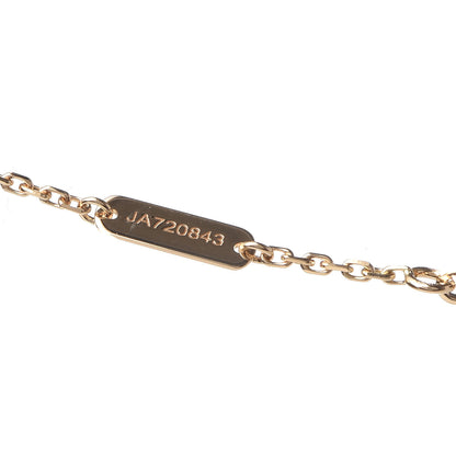 Van Cleef & Arpels 18K Yellow Gold Mother of Pearl Vintage Alhambra Pendant Necklace 5 of 7