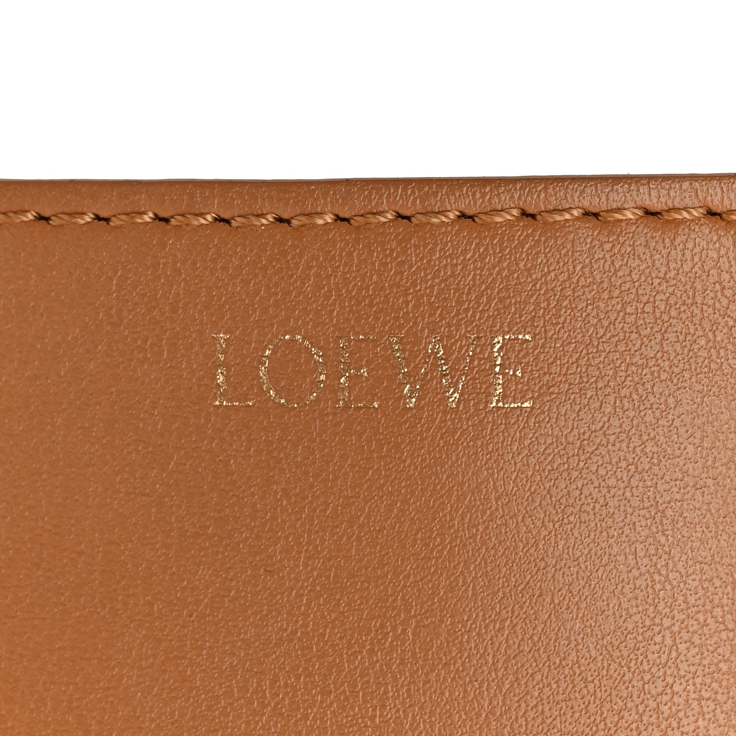 Loewe Shiny Calfskin Mini Puzzle Fold Tote Warm Desert 6 of 10