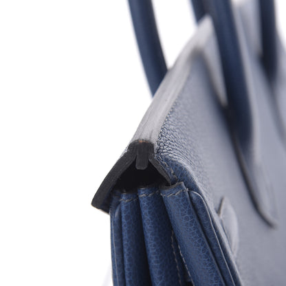 Hermes Togo Birkin 40 Bleu Thalassa 40 of 42