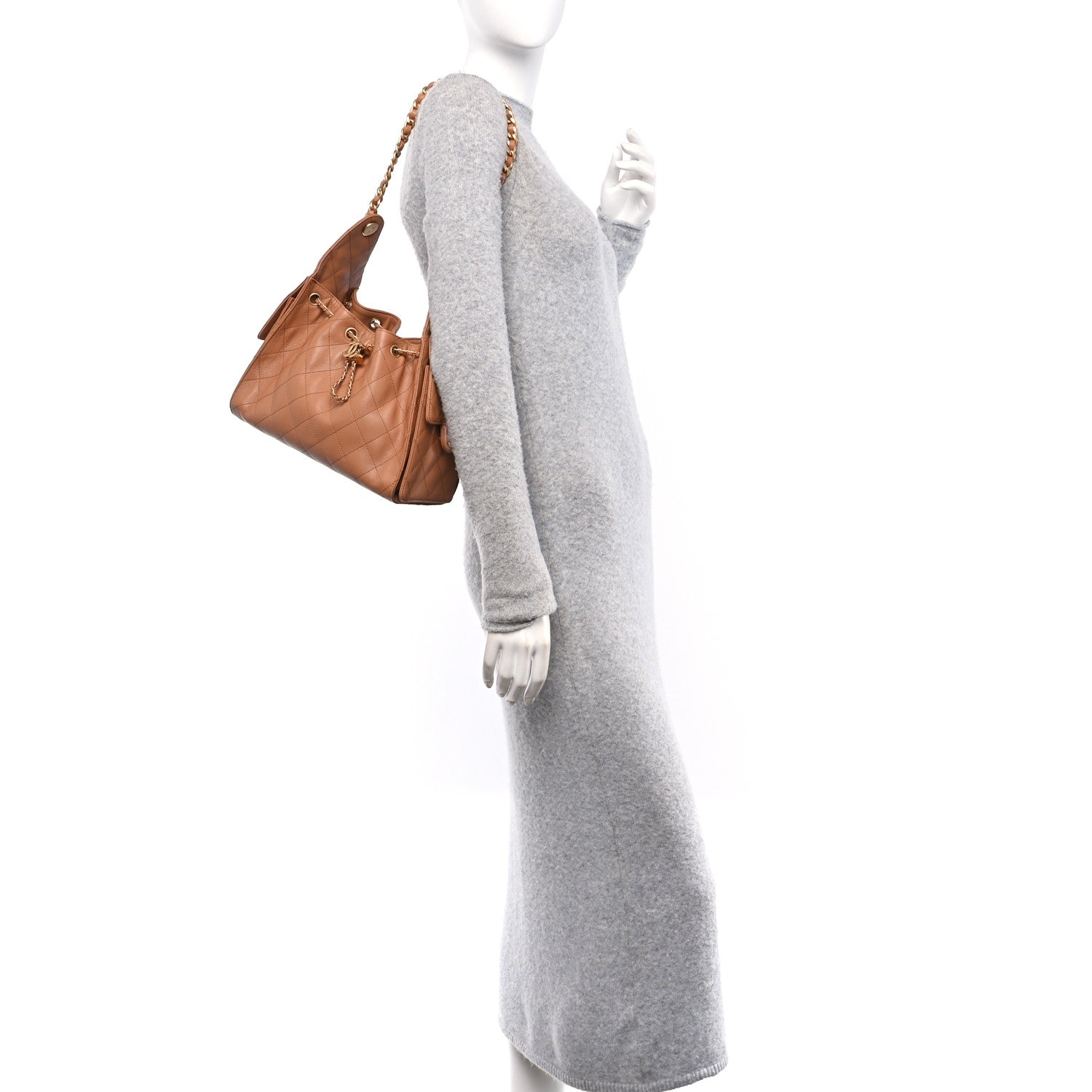 Chanel Caviar Quilted Small Chanel 25 Handbag Brown 2 of 10