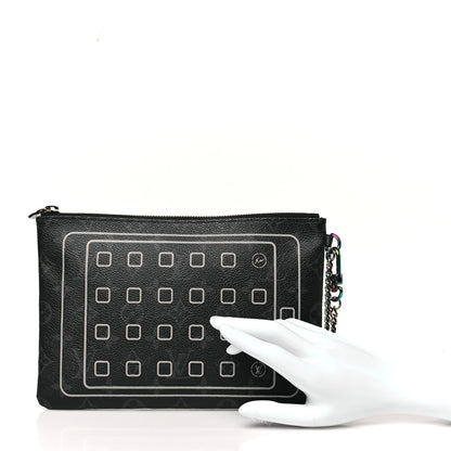 Louis Vuitton Monogram Eclipse Fragment Design iPad Pouch 2 of 7