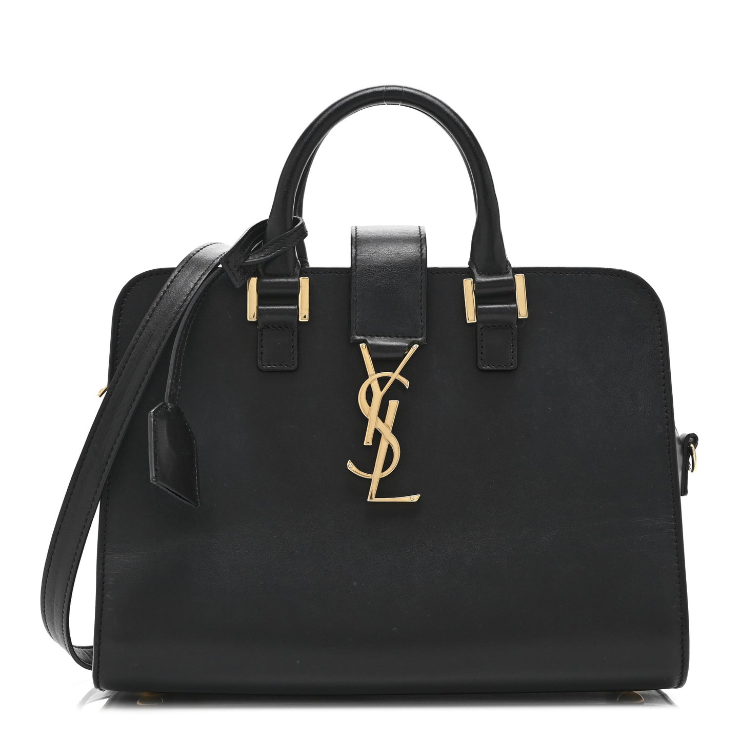 Calfskin Monogram Baby Cabas Black