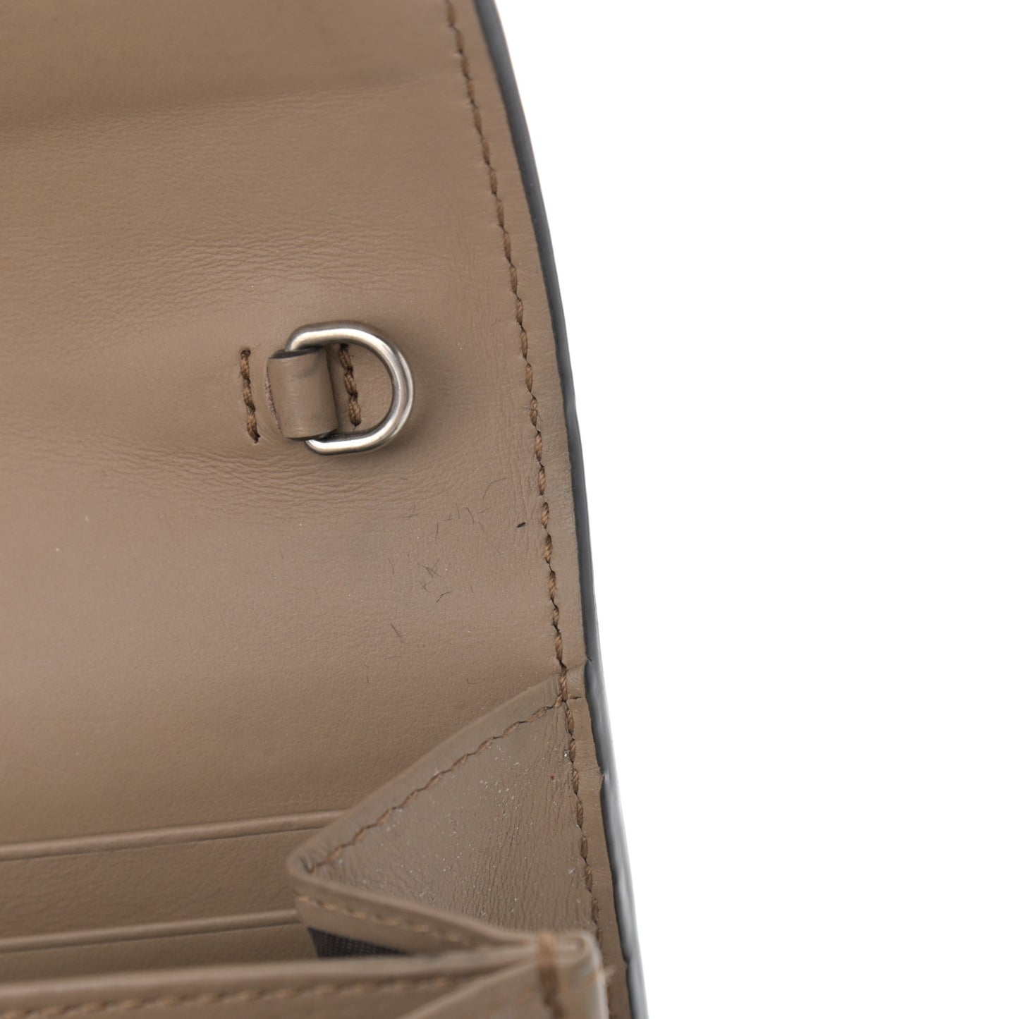 GG Supreme Monogram Mini Dionysus Chain Wallet Beige Taupe